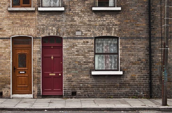 exterior door hardware with deadbolt