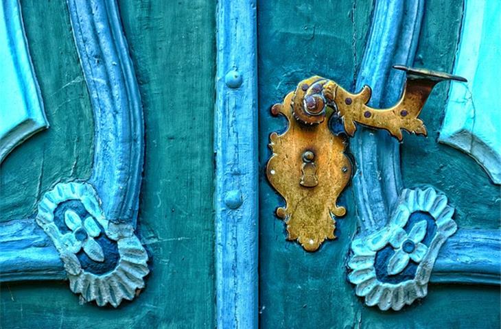 door handles with hinges