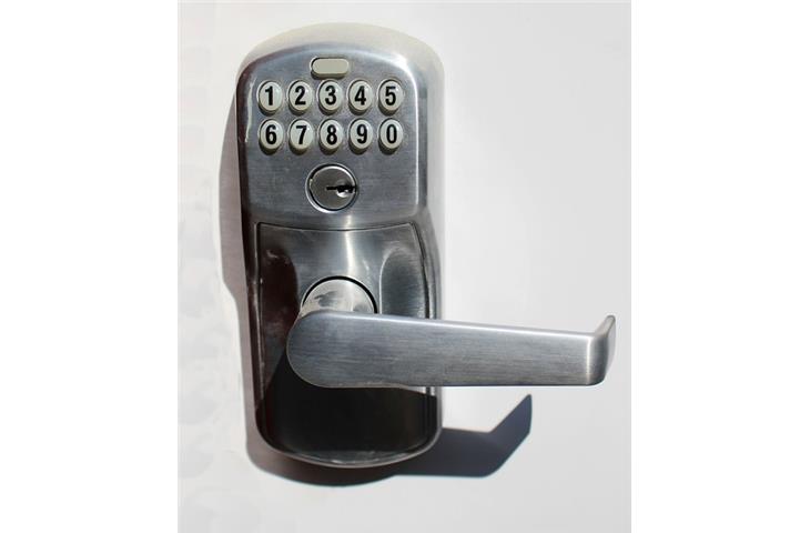 number locks for doors